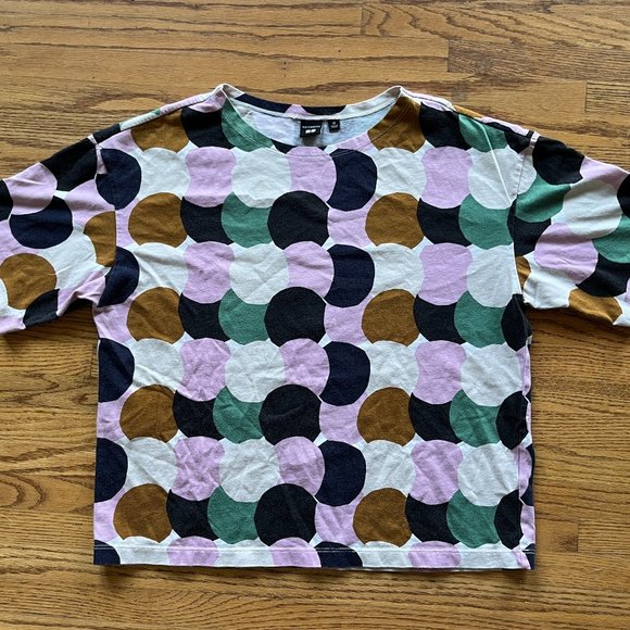 Marimekko Tops - Marimekko X Uniqlo Multicolor Polka Dot Short Sleeve T Shirt Tee Women's Size XS